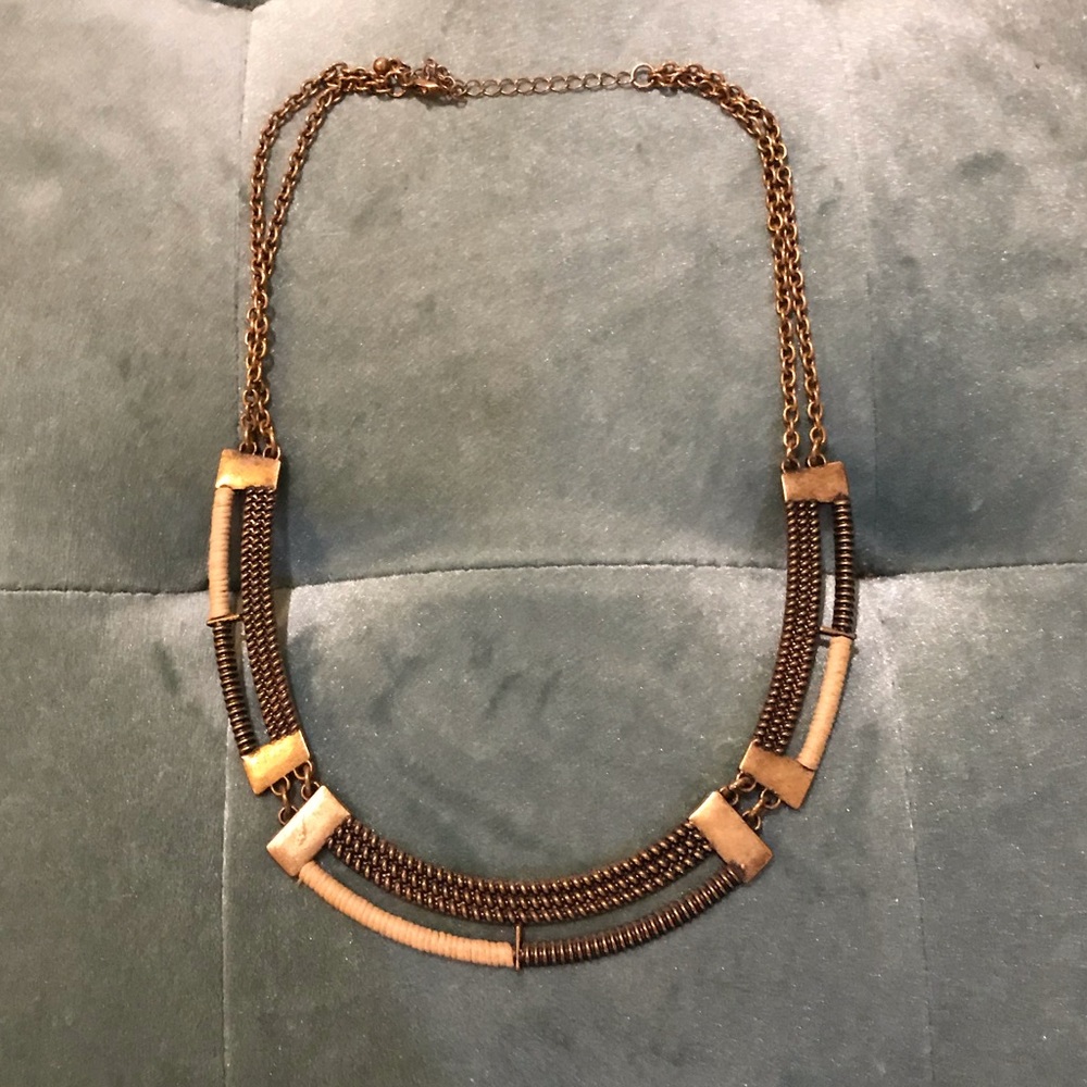 Forever 21 Gold Statement Necklace